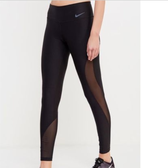 Nike Pants - ⚽NIKE Dri-Fit Black Power Fitness Running Tights ⚽